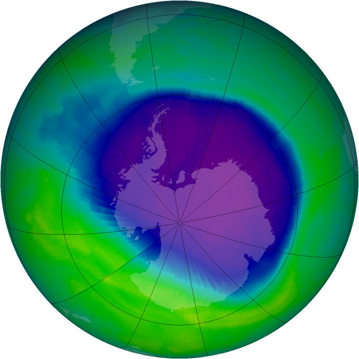 Ozone Map 1997-10-11
